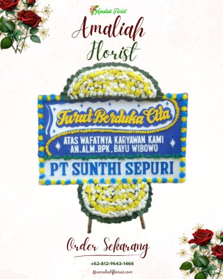 Papan Bunga Duka di Ujung Padang